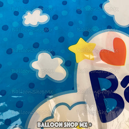 Bautizo angelito azul