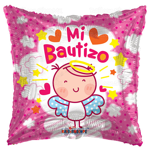 Bautizo angelito rosa