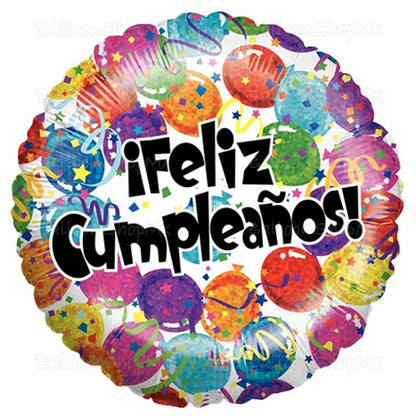 Feliz cumple holográfico