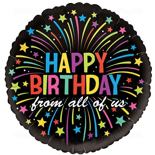 HBD explosión colores