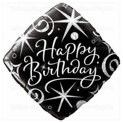 Rombo birthday negro