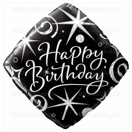 Rombo birthday negro