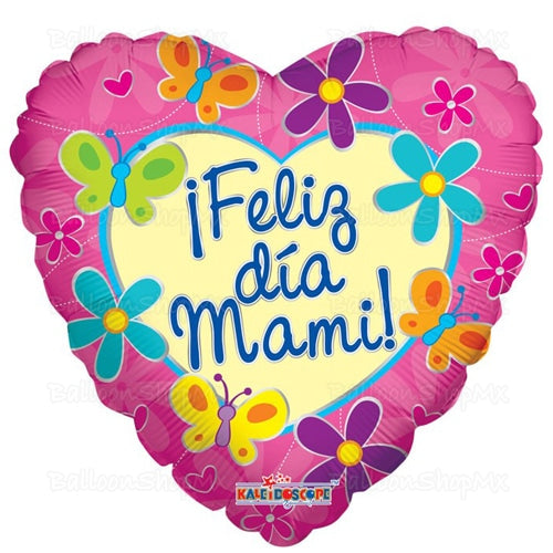 Corazón Feliz Día Mami