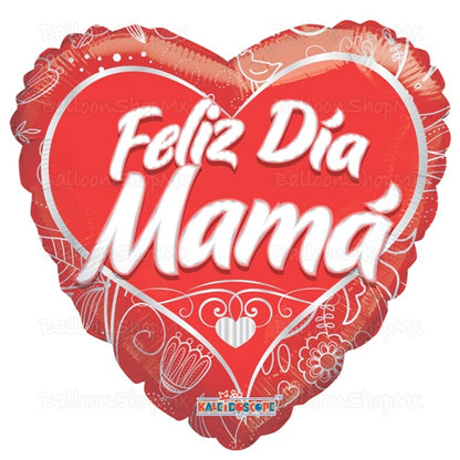 Corazón Feliz Día Mamá