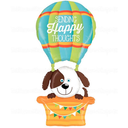 Aerostático gigante con perrito