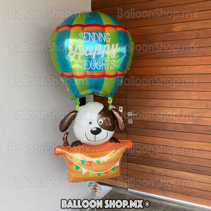 Aerostático gigante con perrito