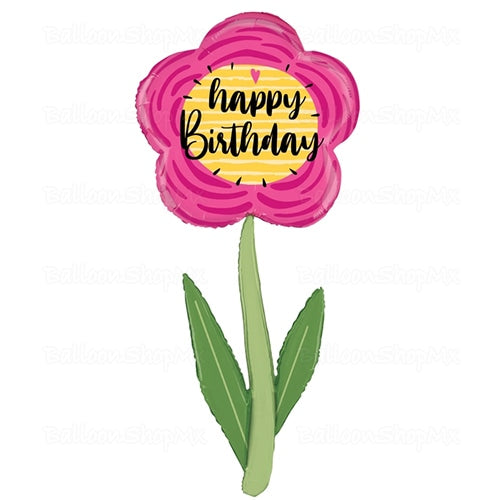 Flor gigante color rosa