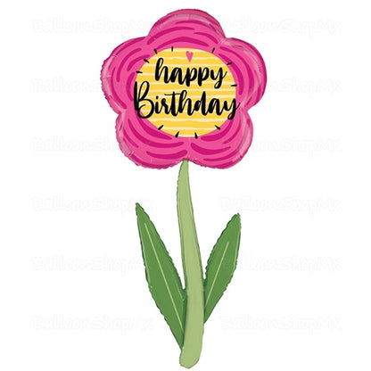 Flor gigante color rosa