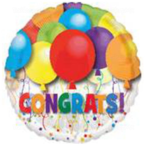 Transparente con globos