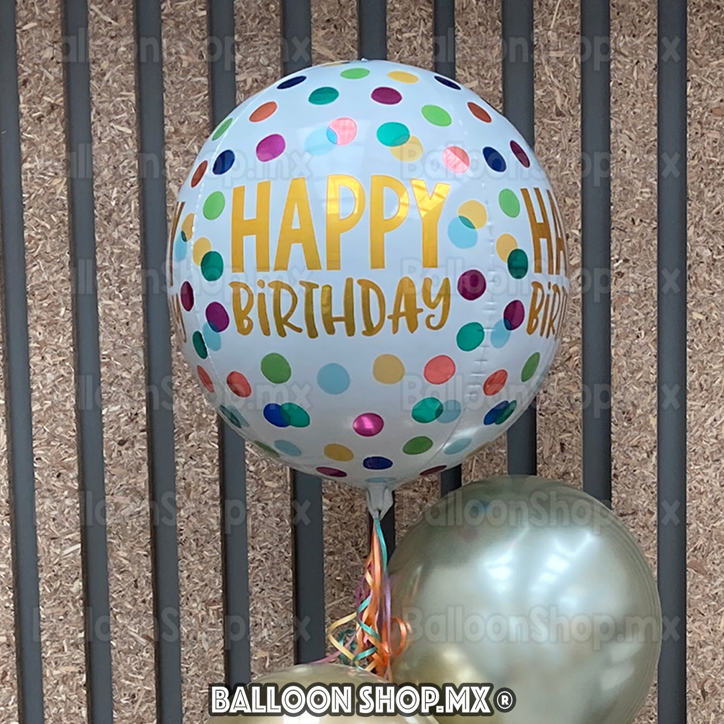 Burbuja confeti satinado