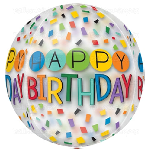 Burbuja transparente arcoíris