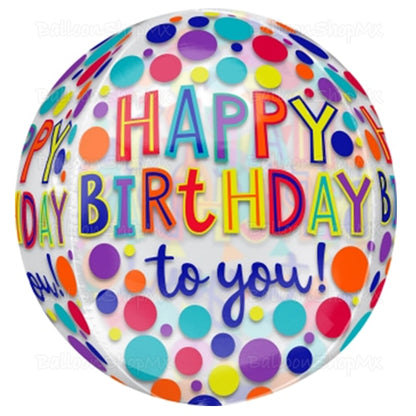 Burbuja transparente con dots