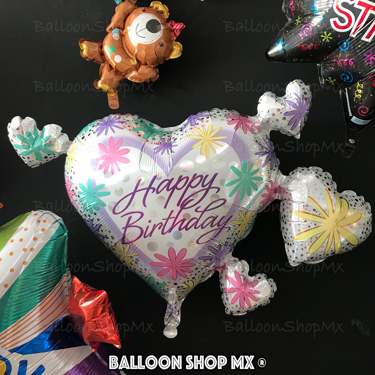 Multicorazón pastel