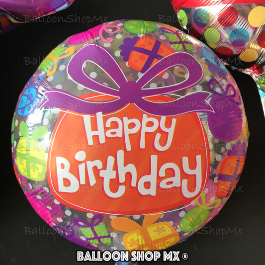 Regalos transparente HBD