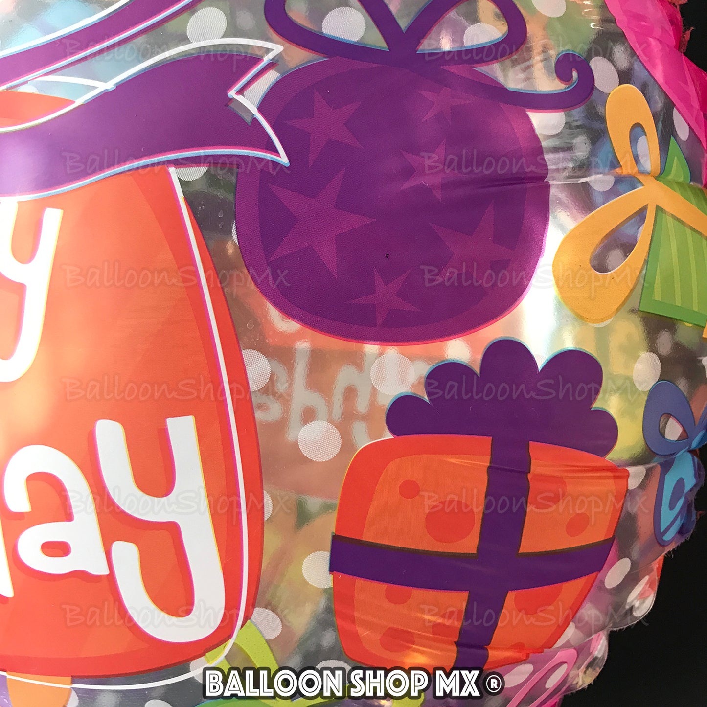 Regalos transparente HBD