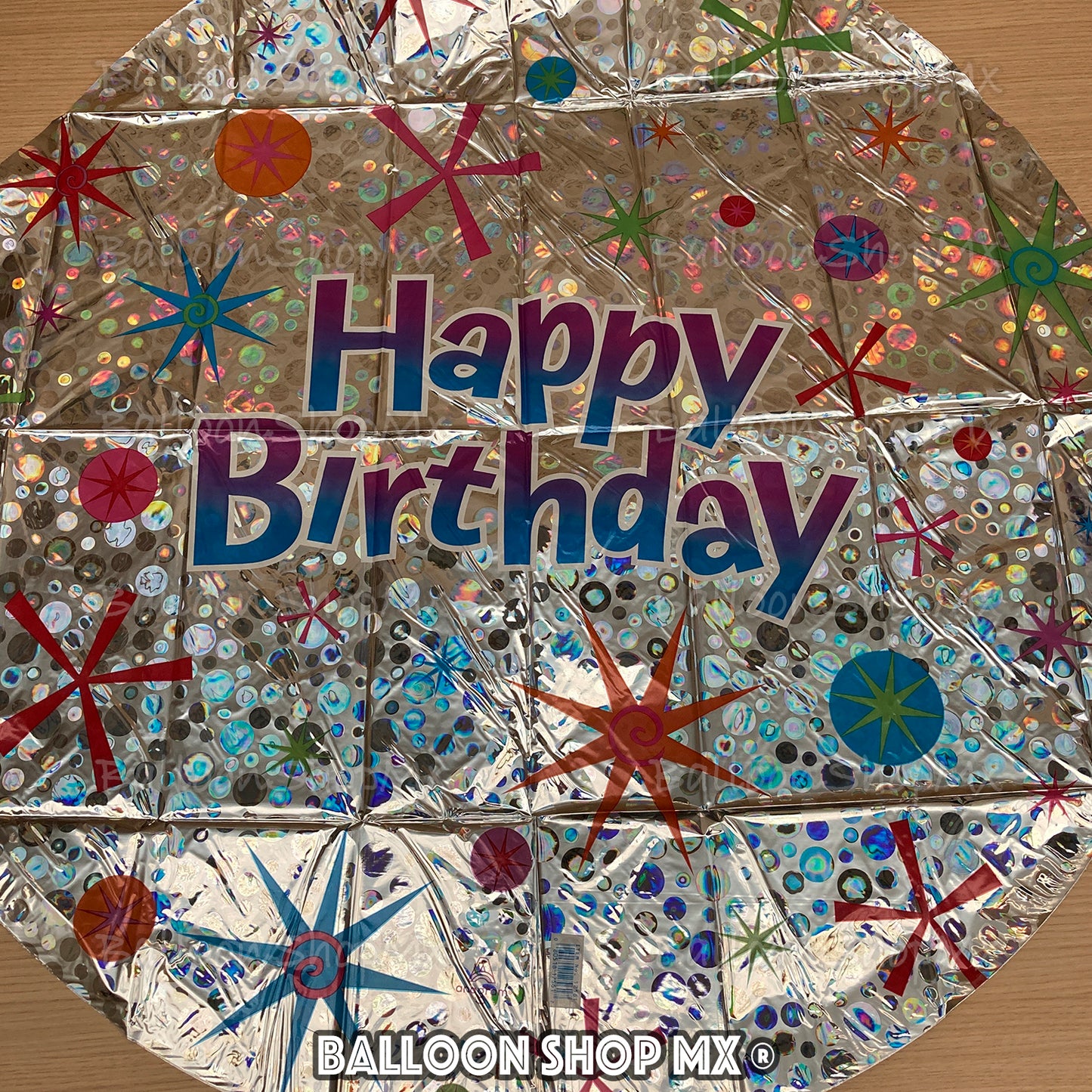 Fiesta holográfico jumbo