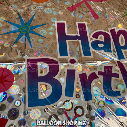 Fiesta holográfico jumbo