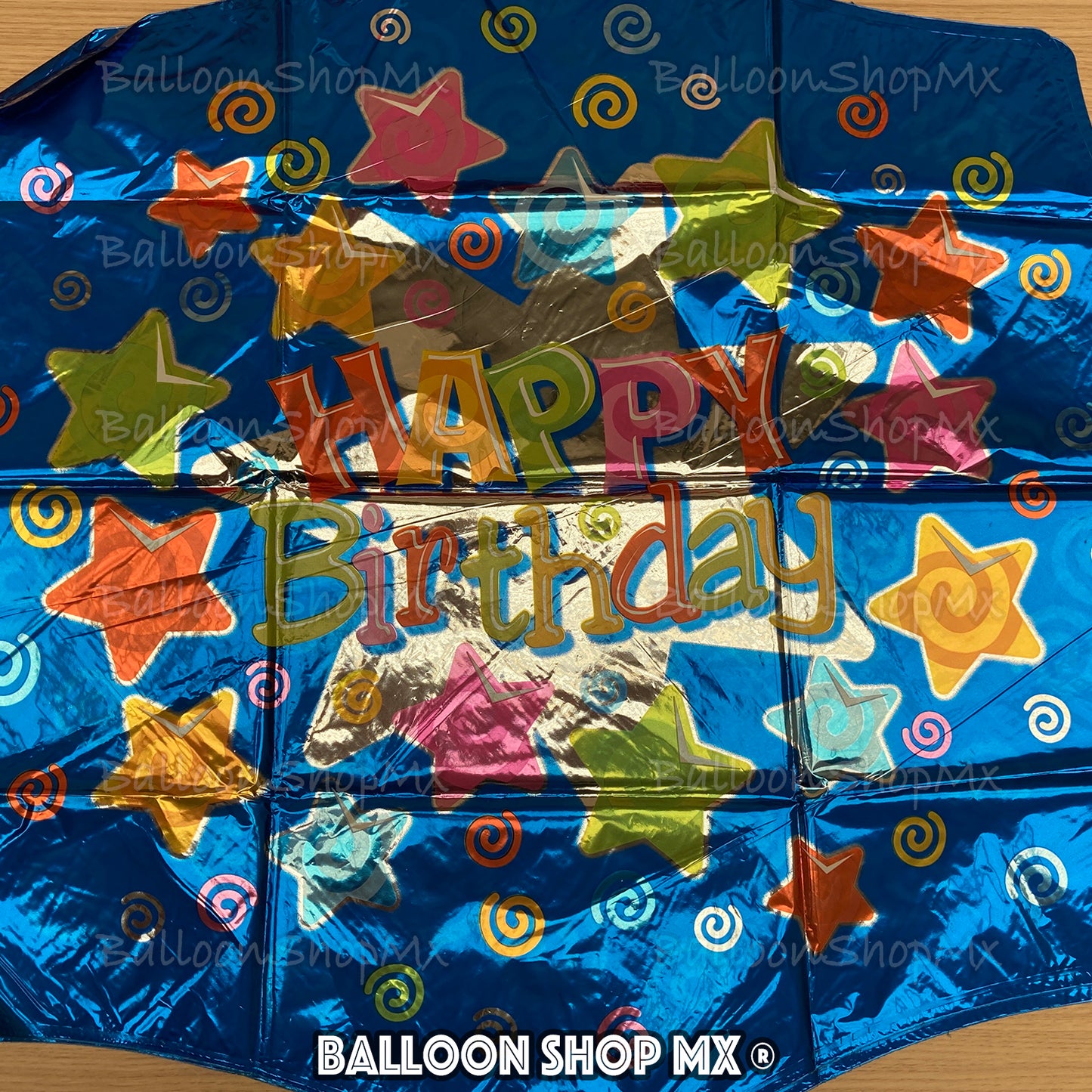 Explosión azul metálico