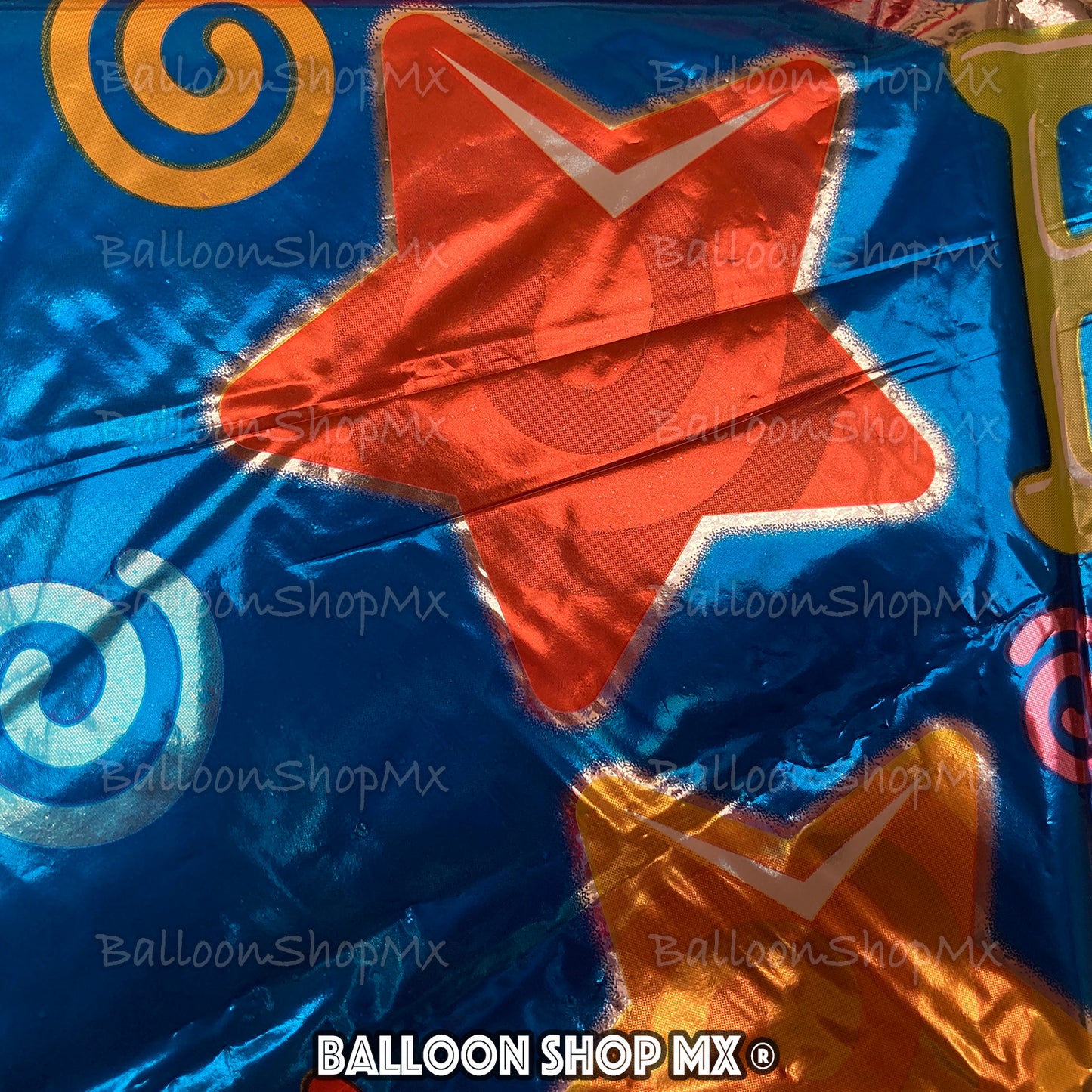 Explosión azul metálico