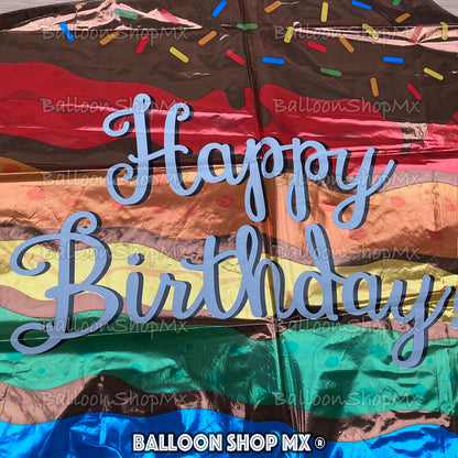 Pastel de chocolate 3D