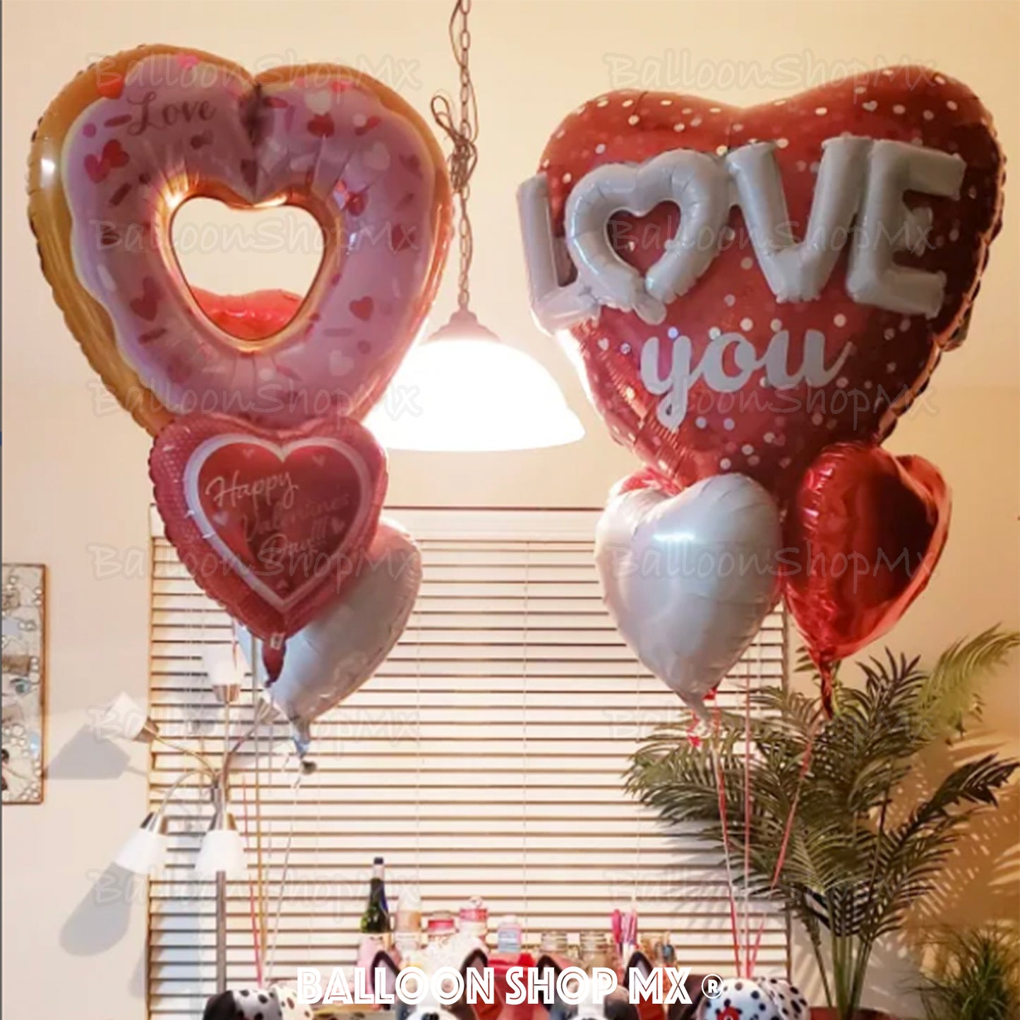 Corazón rojo love 3d