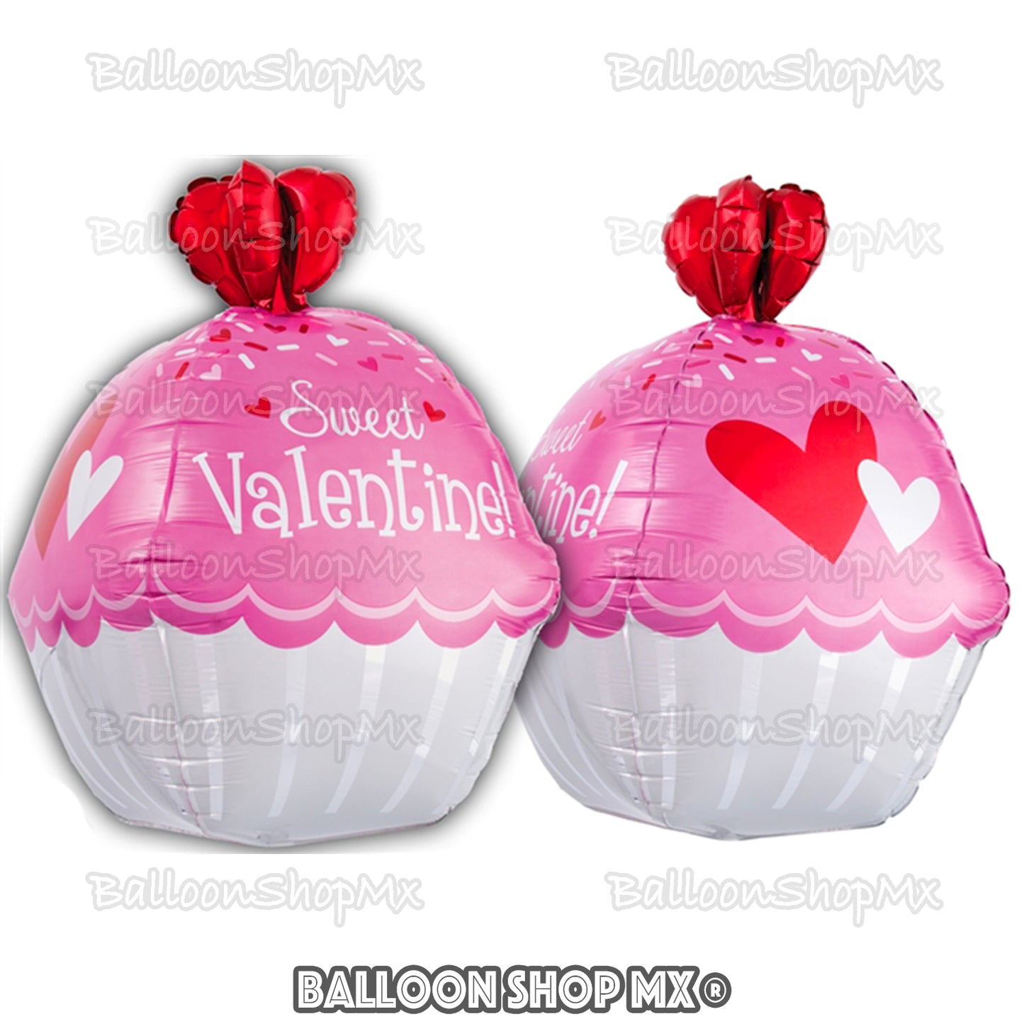 Cupcake Valentines 3d