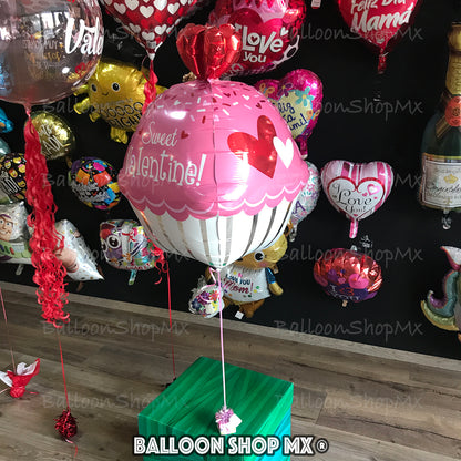 Cupcake Valentines 3d