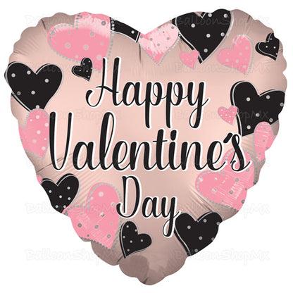 Corazón Valentine's satinado