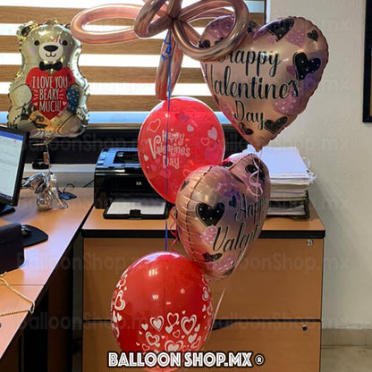 Corazón Valentine's satinado