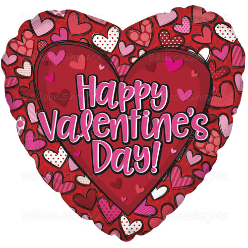 Corazón Valentine's patrones