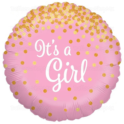 Confeti holográfico niña