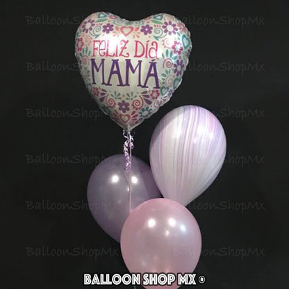 Corazón Feliz Día Mamá