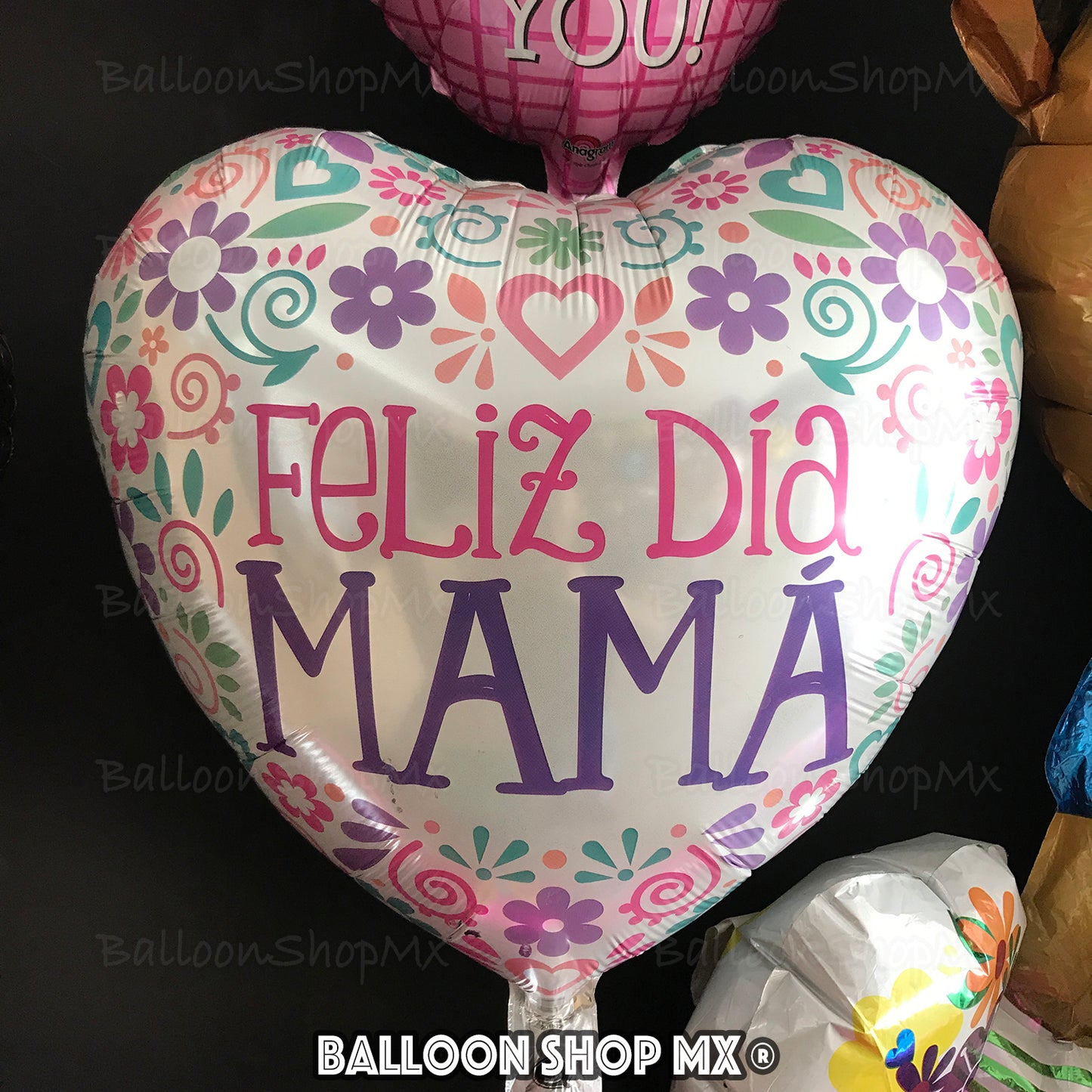 Corazón Feliz Día Mamá