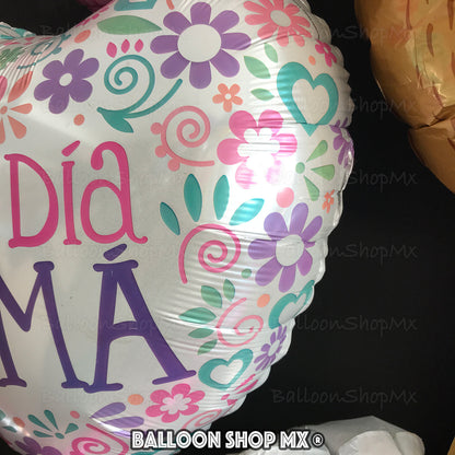 Corazón Feliz Día Mamá