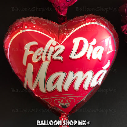 Corazón Feliz Día Mamá