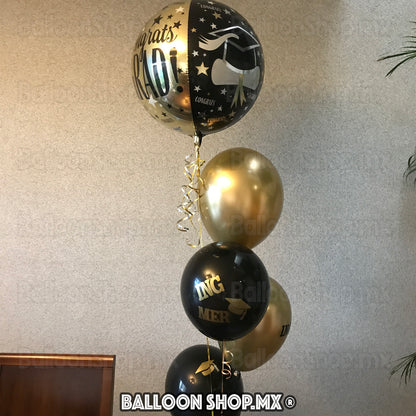 Burbuja elegante graduación