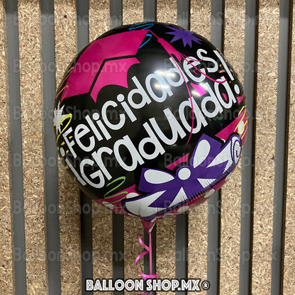 Graduada rosa redondo