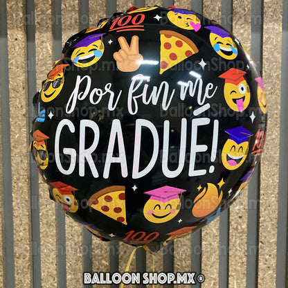 Graduación con emojis