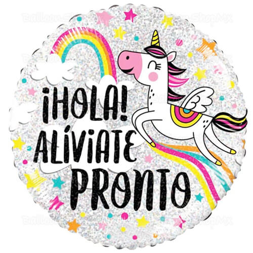 Alíviate pronto unicornio