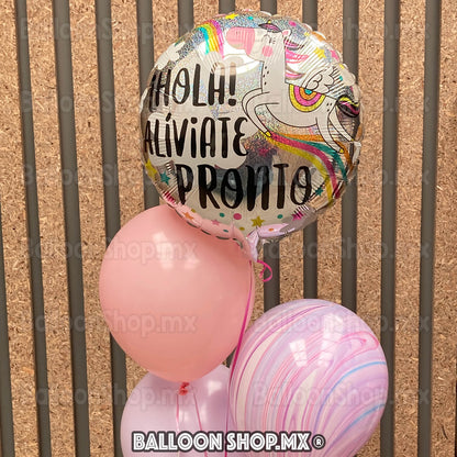 Alíviate pronto unicornio