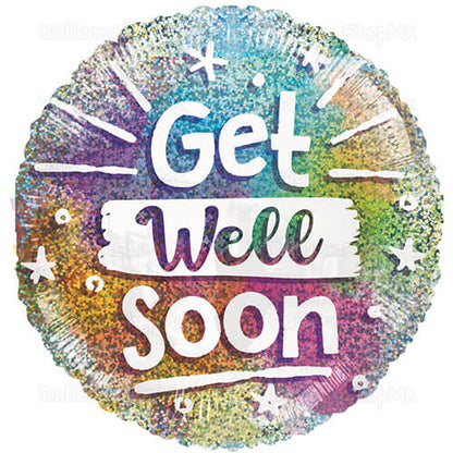 Get Well colores holográficos