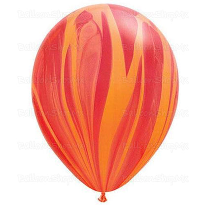 Látex marmoleado naranja