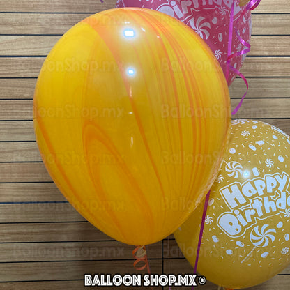 Látex marmoleado amarillo