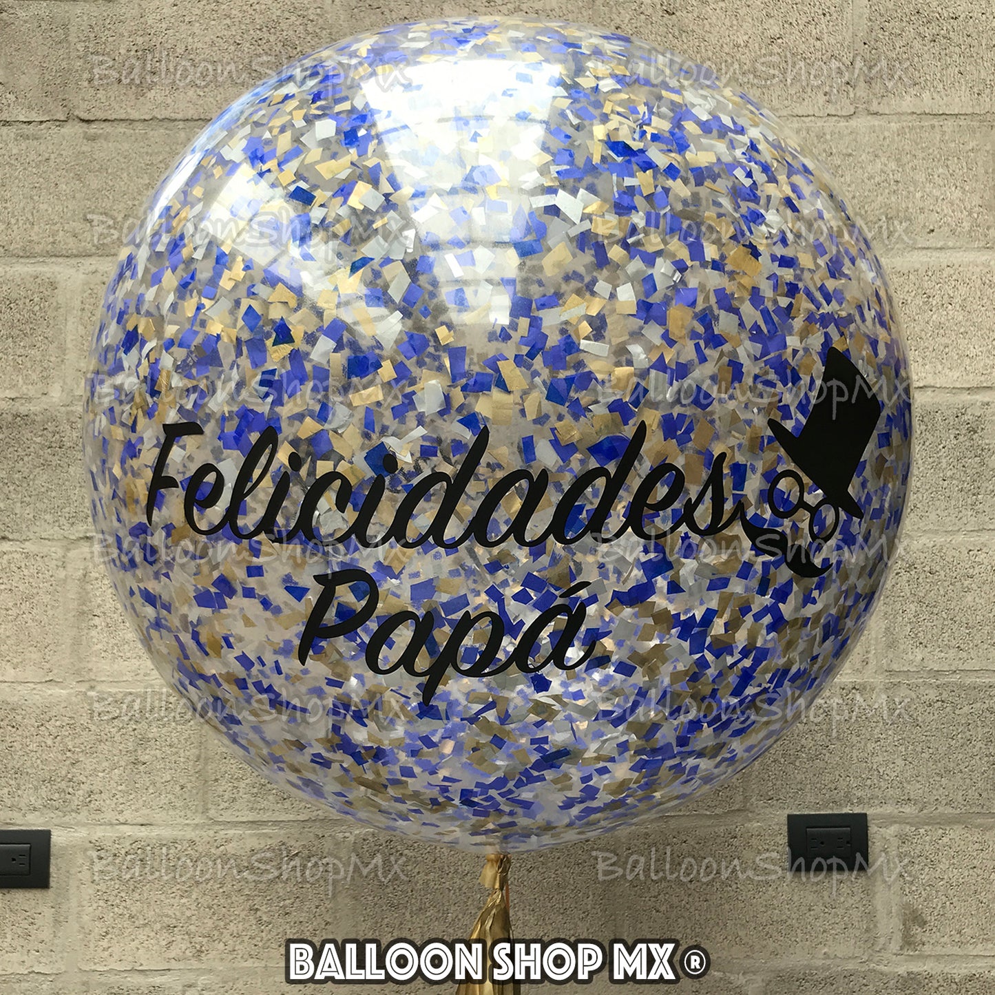 Gigante con confeti 70 cm