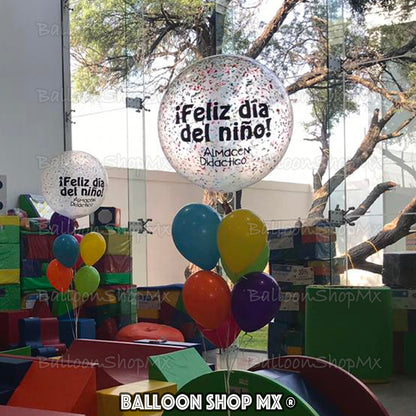 Gigante con confeti 80 cm