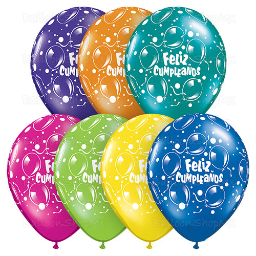 Látex cumpleaños globos