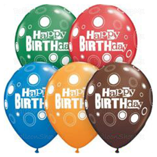 Látex cumpleaños dots