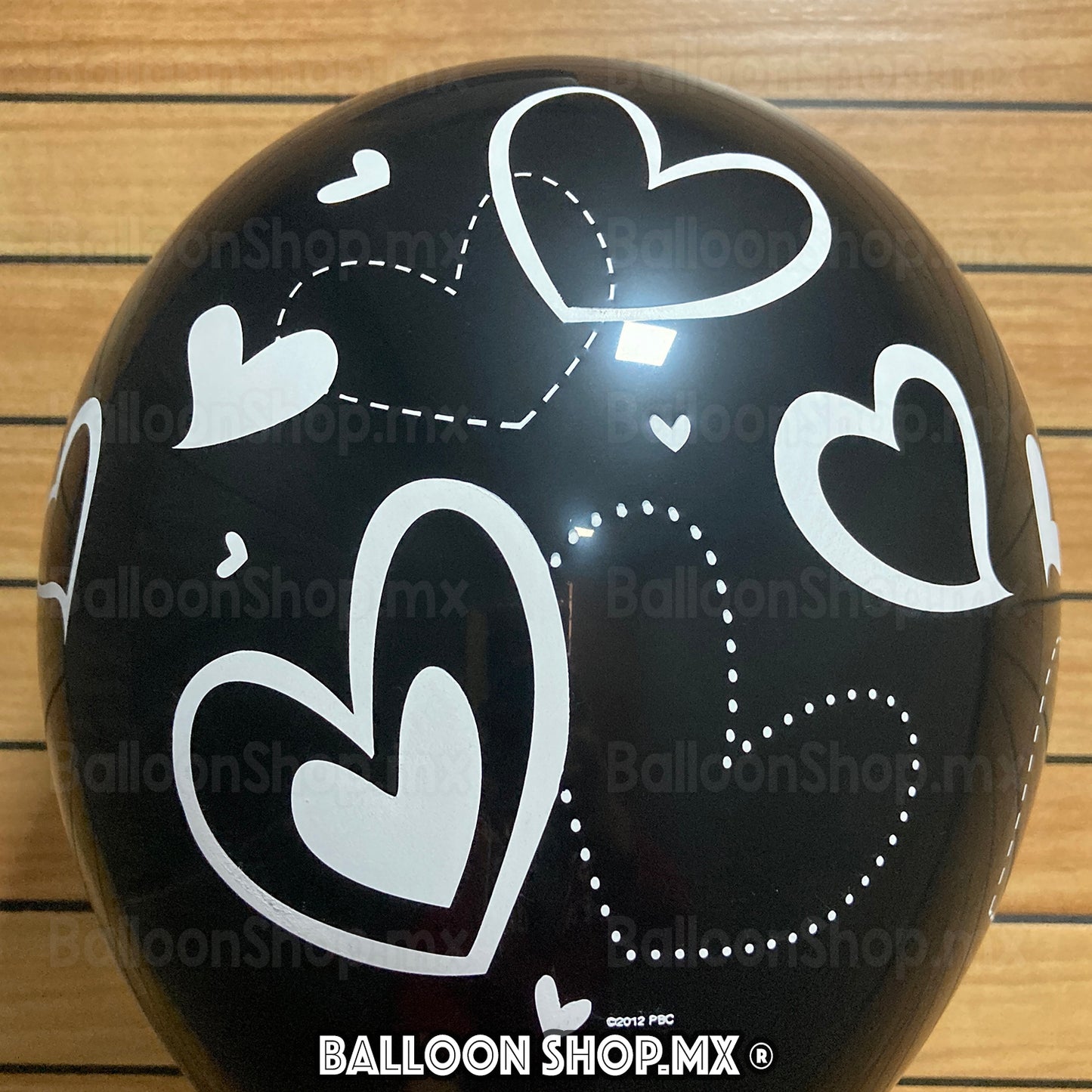 Látex corazones grandes