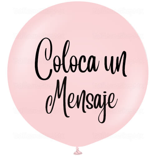 Burbuja pastel rosa 55 cm