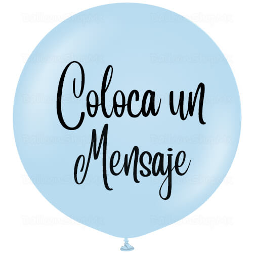 Burbuja pastel azul 55 cm